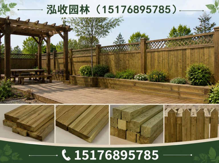 庆阳防腐木凉亭展示图